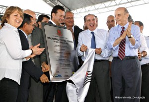 Governador José Serra (PSDB) entrega Trecho Sul do Rodoanel