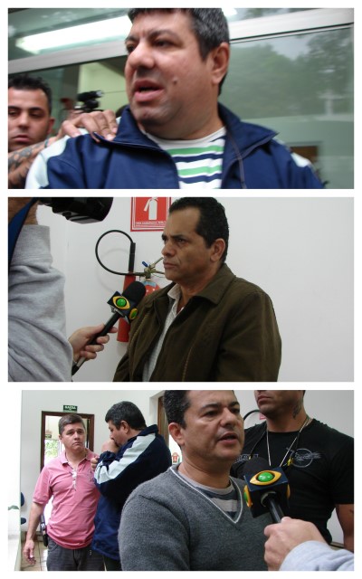 Vereadores Carlos Andrade (PV), José Luiz Elói (PMDB) e Arnaldo Clemente (PSB) são denunciados pelo Ministério Público. (Fotos: Karen Santiago / Jornal na Net)