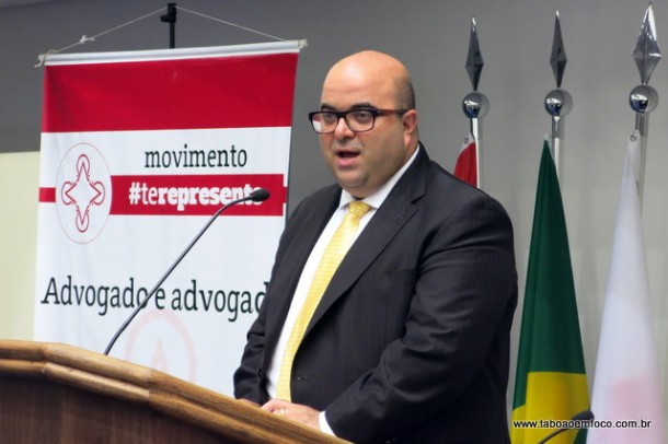 Advogado Ricardo Sayeg,  lider o movimento de advogados #TeRepresento, na Câmara de Taboão da Serra.