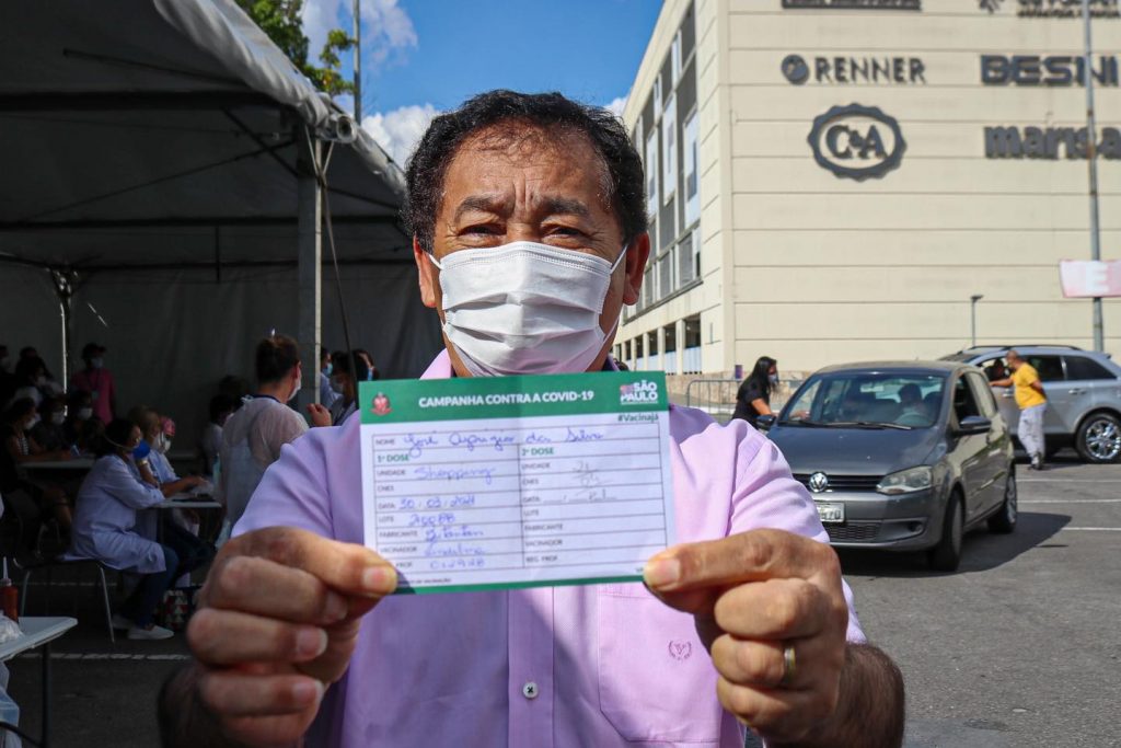 Aprígio é imunizado contra a covid-19