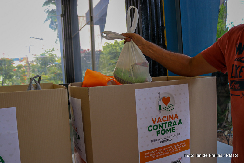 Doação de alimentos em Taboão da Serra