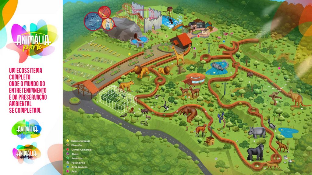 Quando o Animalia Park vai abrir? Novo parque de diversões de Cotia terá  carrossel, montanha-russa e zoológico