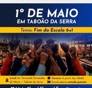 Ato Escala 6 por 1 em Taboão da Serra 2026