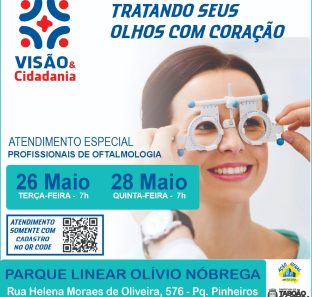 Cartaz Divulgação - Tratando Seus Olhos Com Coração