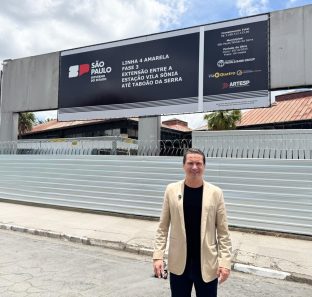 Deputado Dr. Eduardo Nóbrega visita area da futura estação do metrô