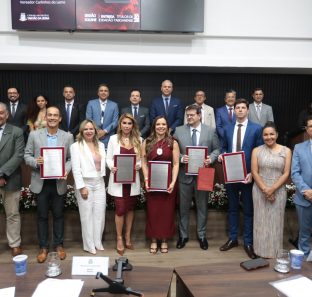 Homenageados pelo Colegiado de vereadores_CMTS