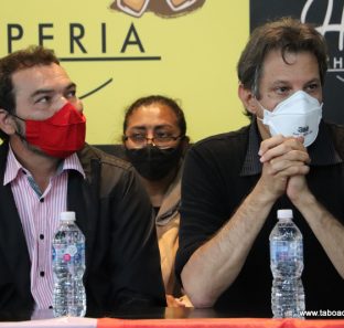 Mauricio Lourenco e Fernando Haddad