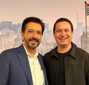 Prefeito Ricardo Nunes e deputado Eduardo Nóbrega