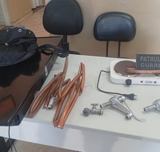 Prisão de suspeito de furto no ser