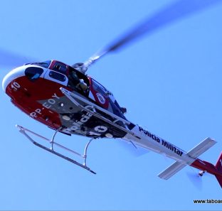 Resgate do helicoptero da PM