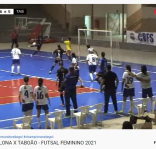 Taboão Magnus perde de virada para o Barcelona