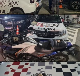 Tentativa de furto em moto