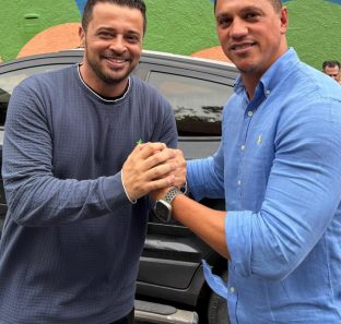 Vereador Anderson Nóbrega e prefeito Engenheiro Daniel