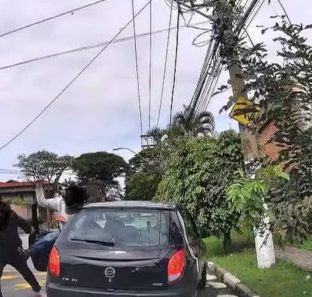 briga no transito