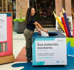 doação volta as aulas shopping taboao