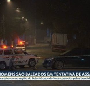 homem baleado