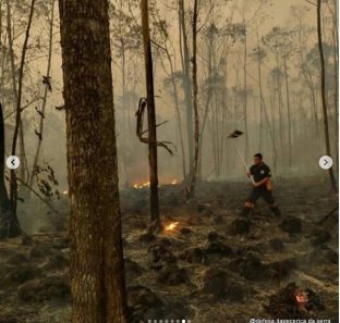 Incêndio em Itapecerica da Serra.