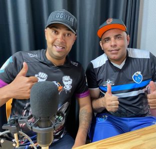 tecnicos Cawboy e Godo no podcast